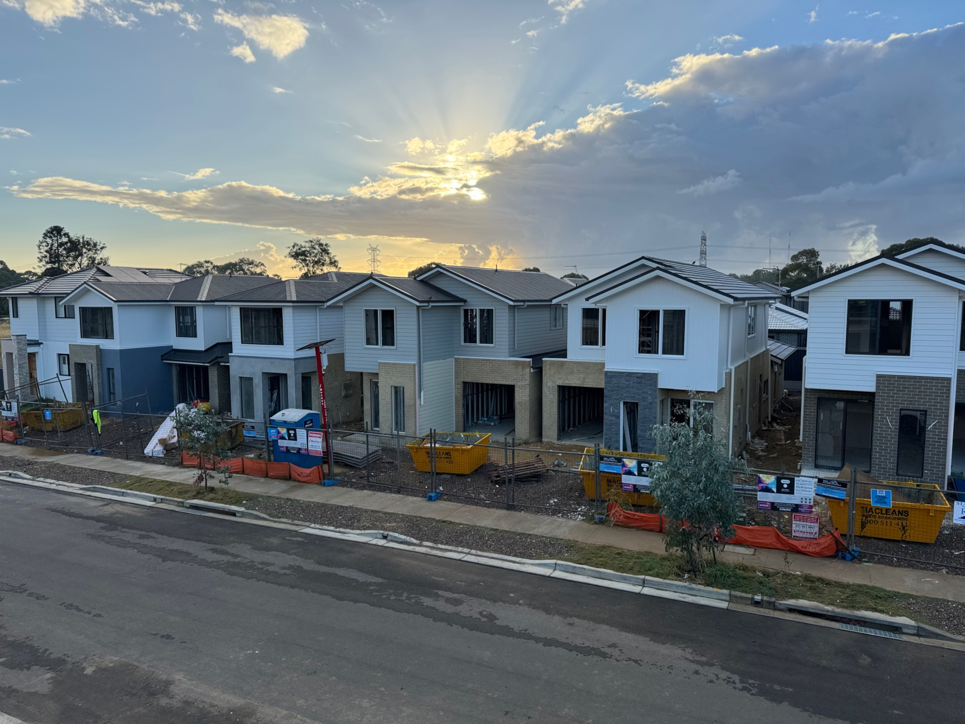 Medium density development slab stage